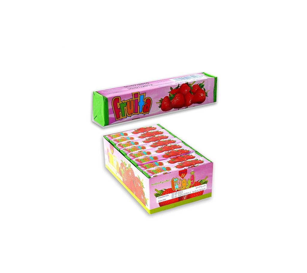Fruita Strawberry Flavor Finger Toffee 24pcs (30gm) Kuwait