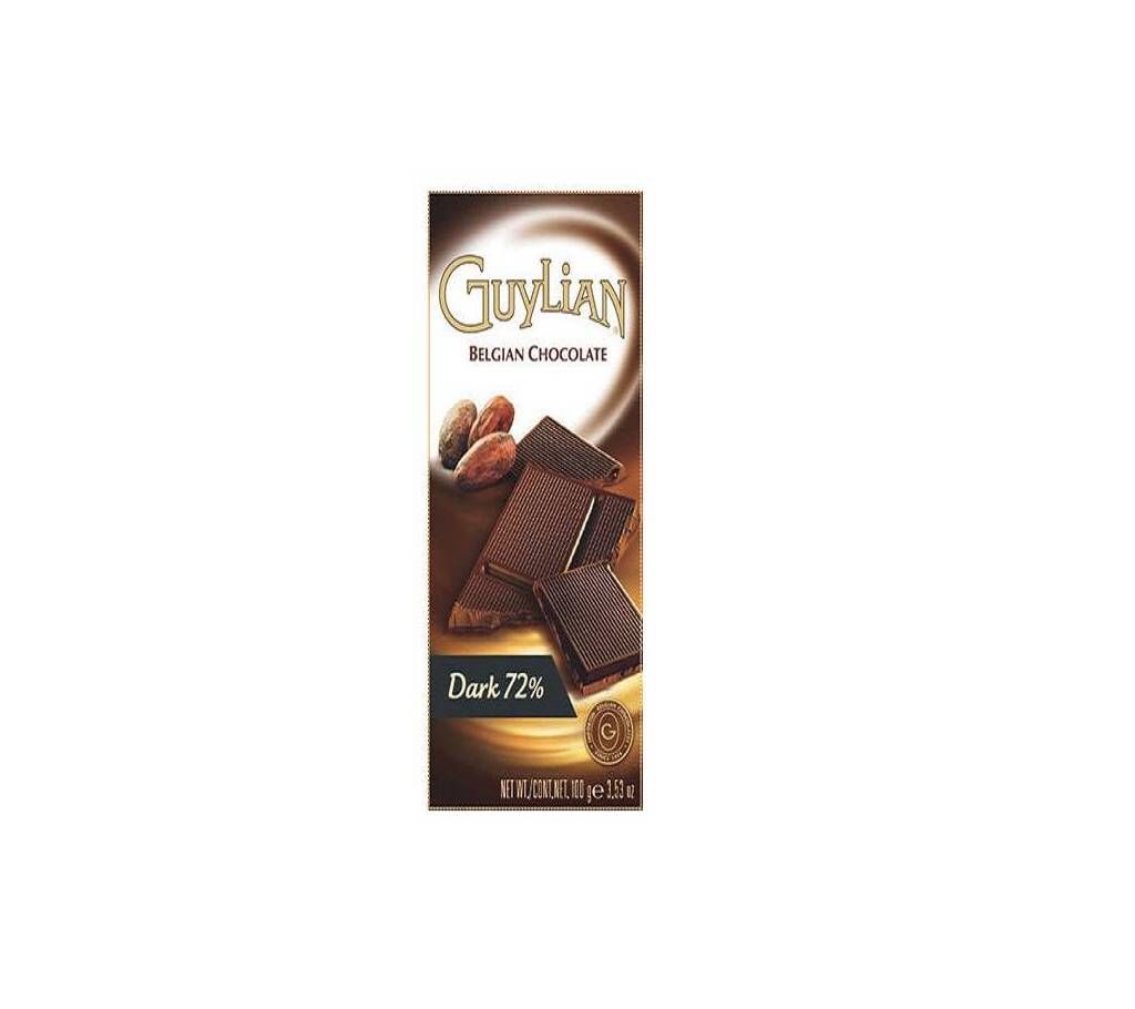 Guylian Belgian Chocolates - Bar of Dark 72% Cocoa (100g)