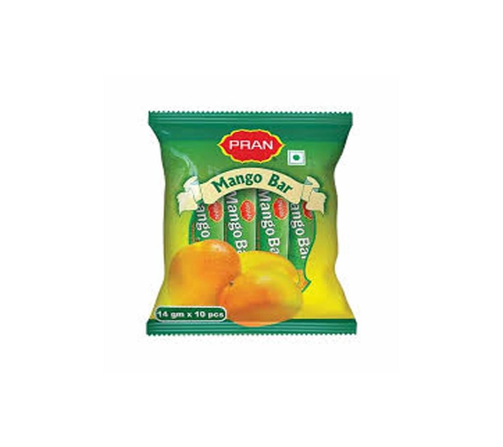 Pran Mango bar 14gm (10Pcs Poli) 6 Pack Combo