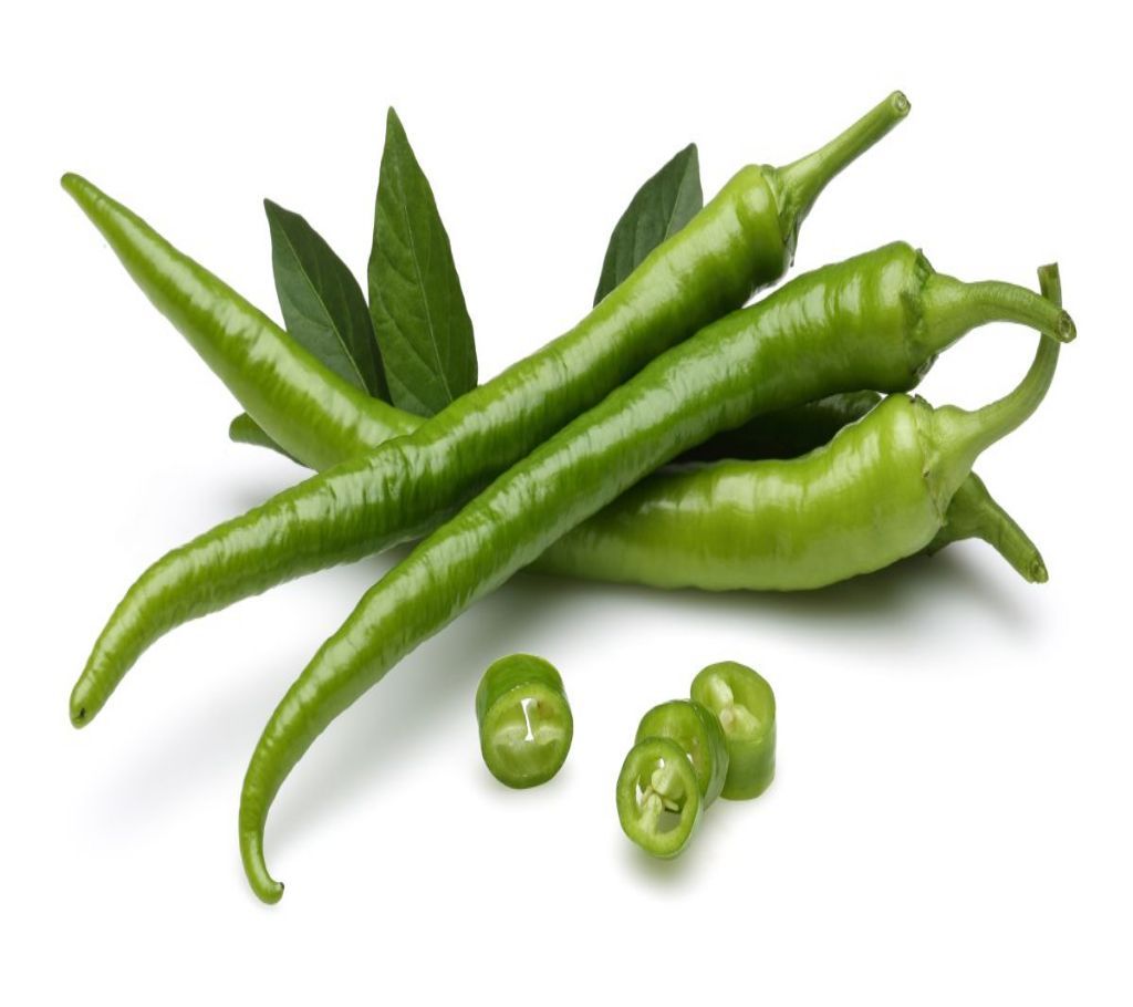 Green Chili (Kacha Morich)  250gm