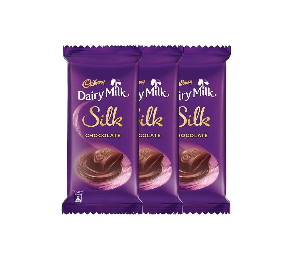 Cadbury Dairy Milk Silk, 150g (3Pcs) Bars