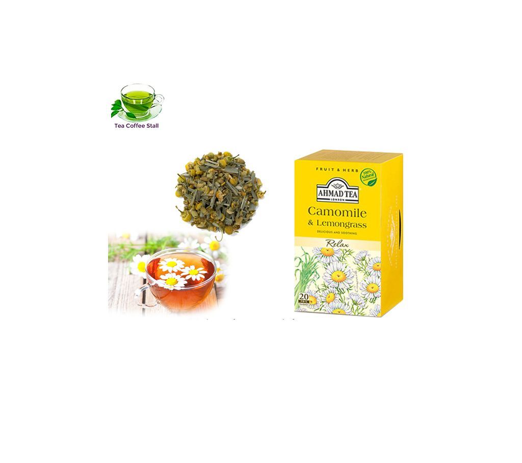 Camomile & Lemongrass Herbal Infusion Tea 20 Tea Bag Malaysia 
