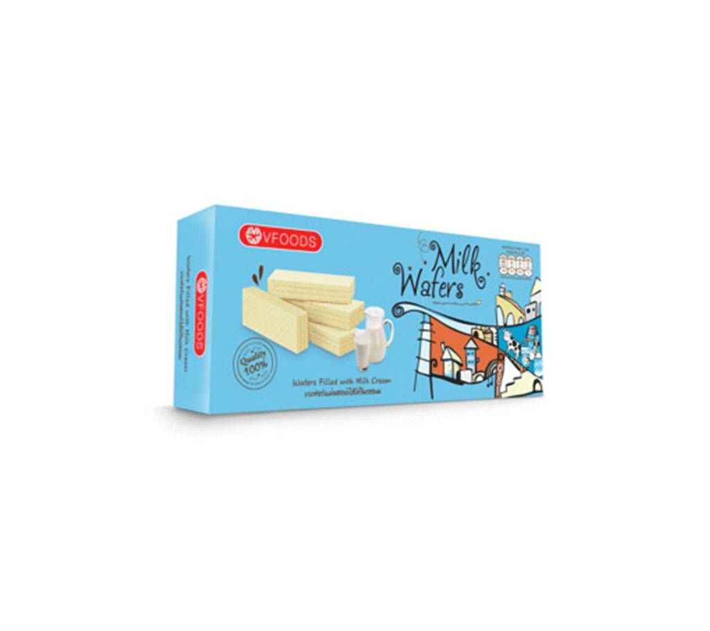 V Food Milk Flavor Wafer Box 100g Thailand