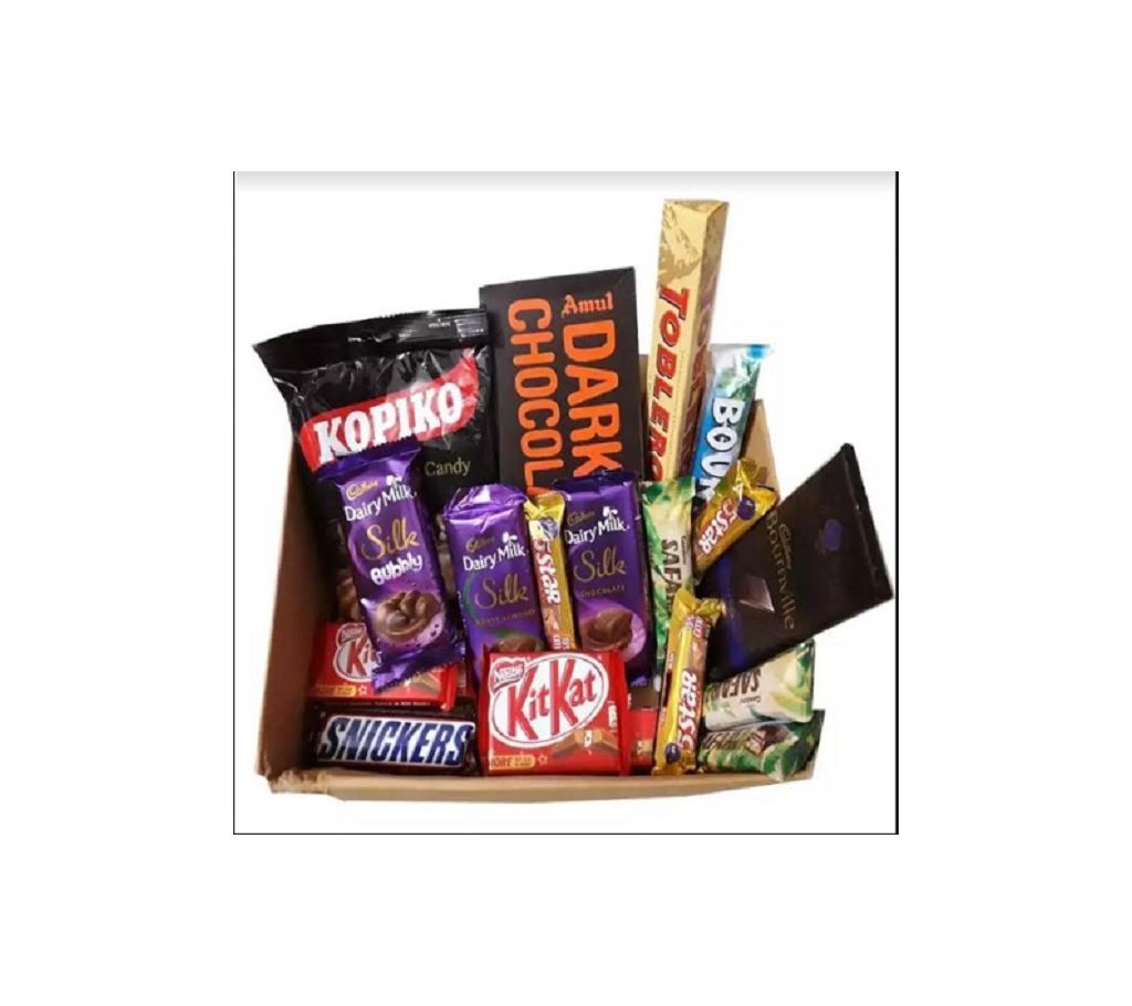 Mix Chocolate Gift Box 17 Pcs - 924gm