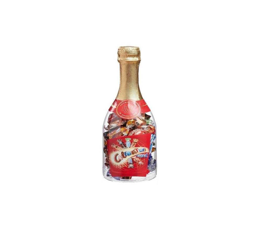 Celebration Wine Bottle Chocolate - 320gm (EU)