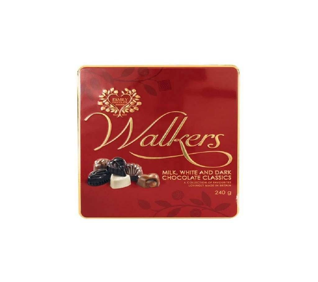 Walkers Chocolates Classics Tin 240g