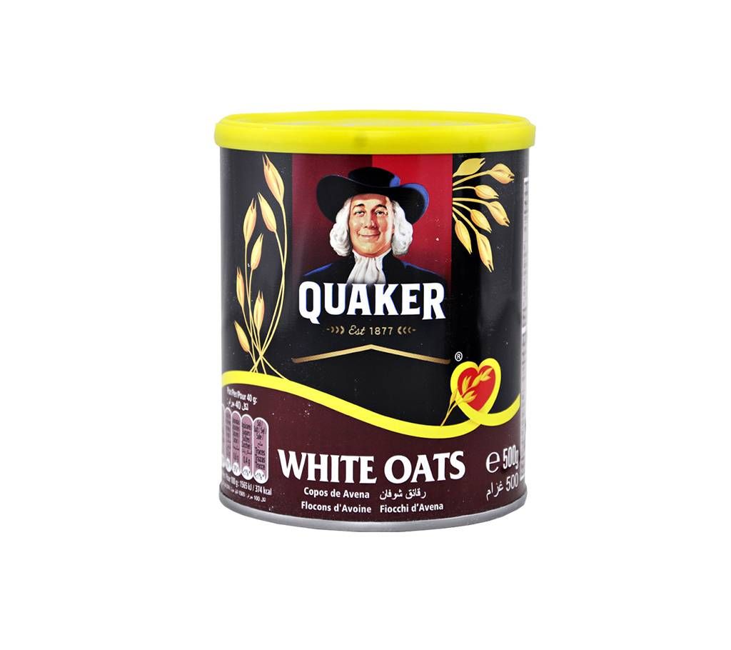 Quaker White Oats (Tin) 500gm UK