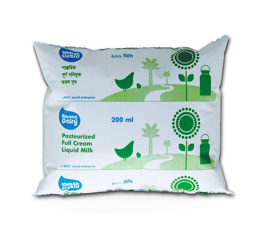 AARONG UHT Liquid Milk Fino Pack 200ml - 10 - AARONG-323266