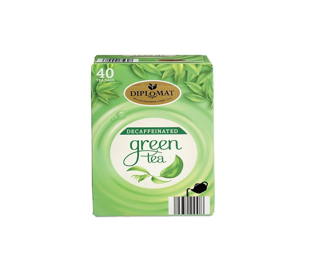 Diplomat Pure Green Tea Bag - 80gm UK