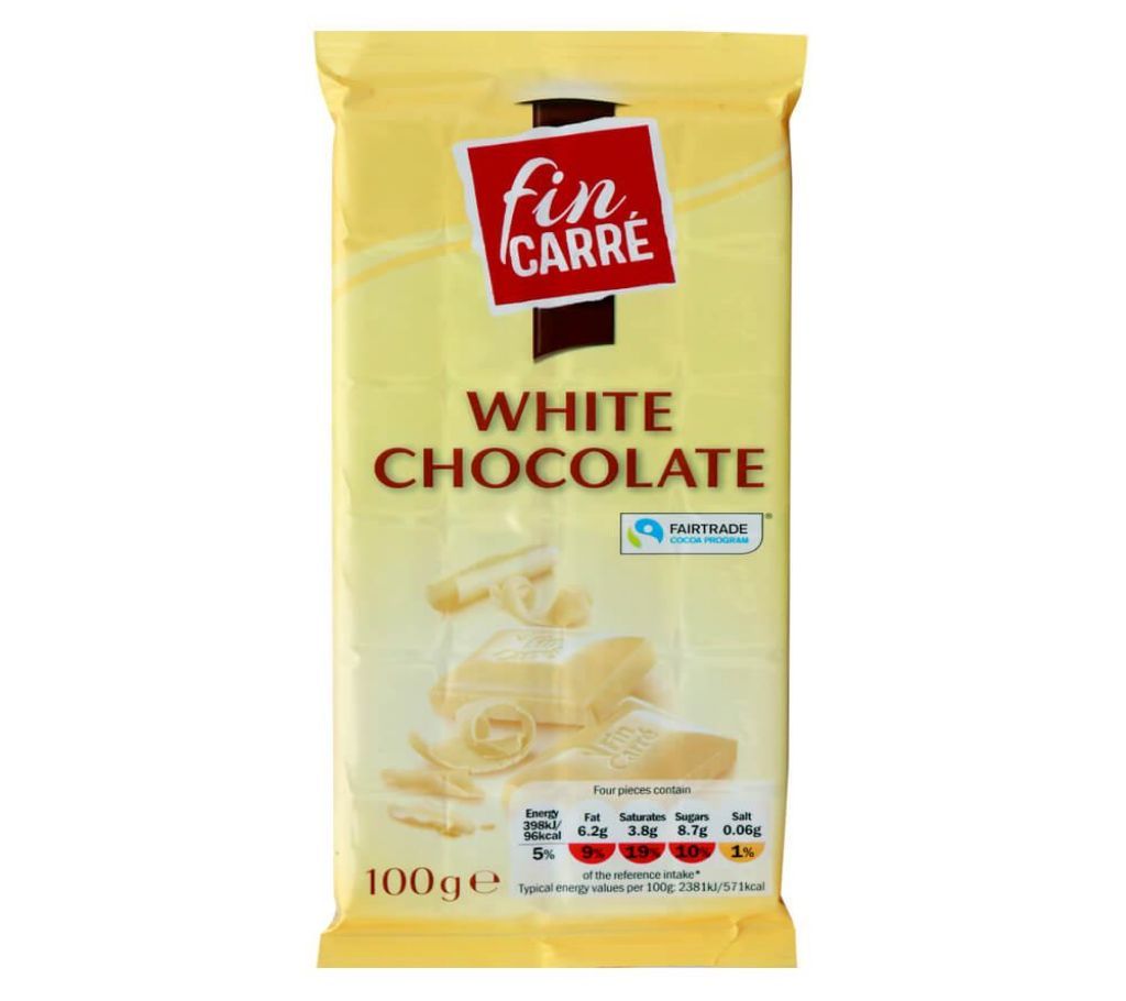 Fin Carre white chocolate - 100gm (London)