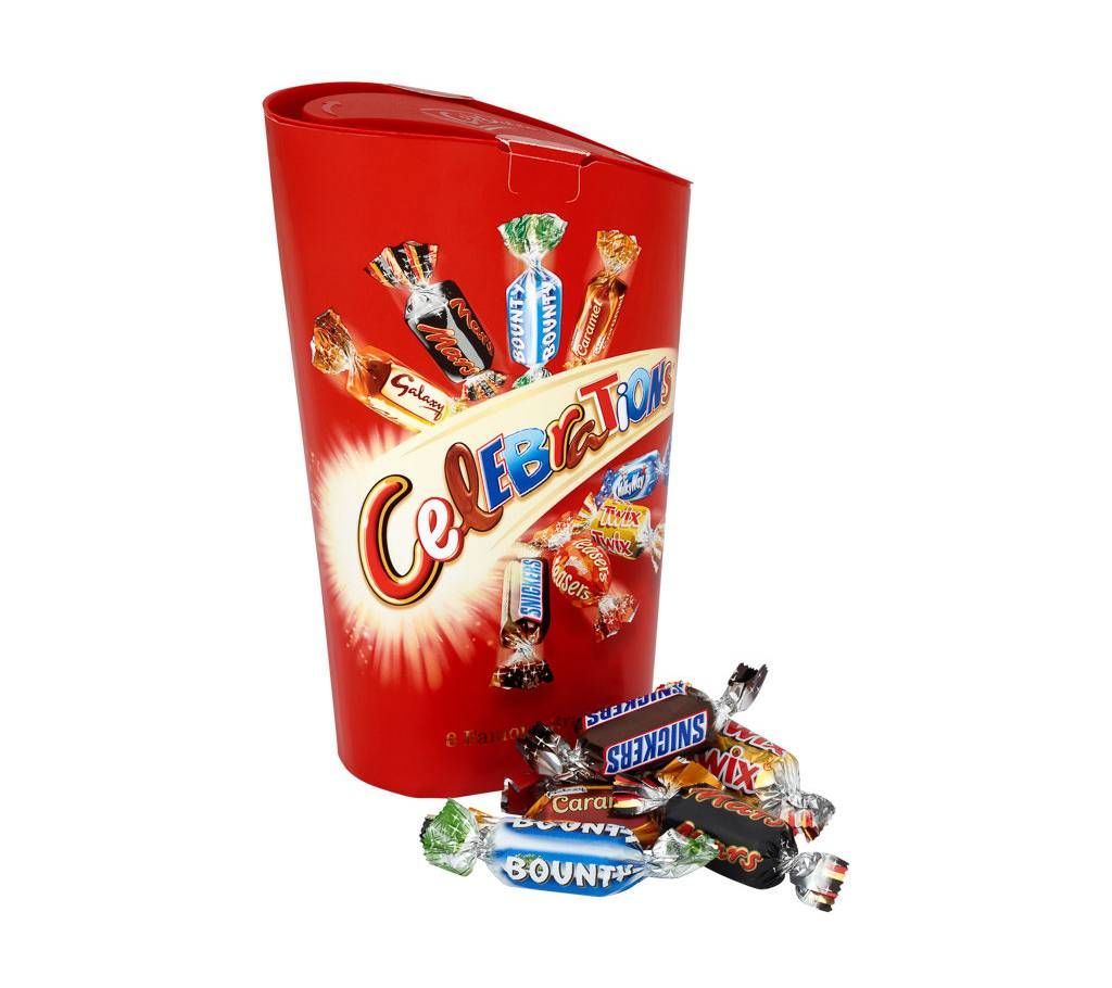 Celebrations chocolate with 8 famous brand - UK