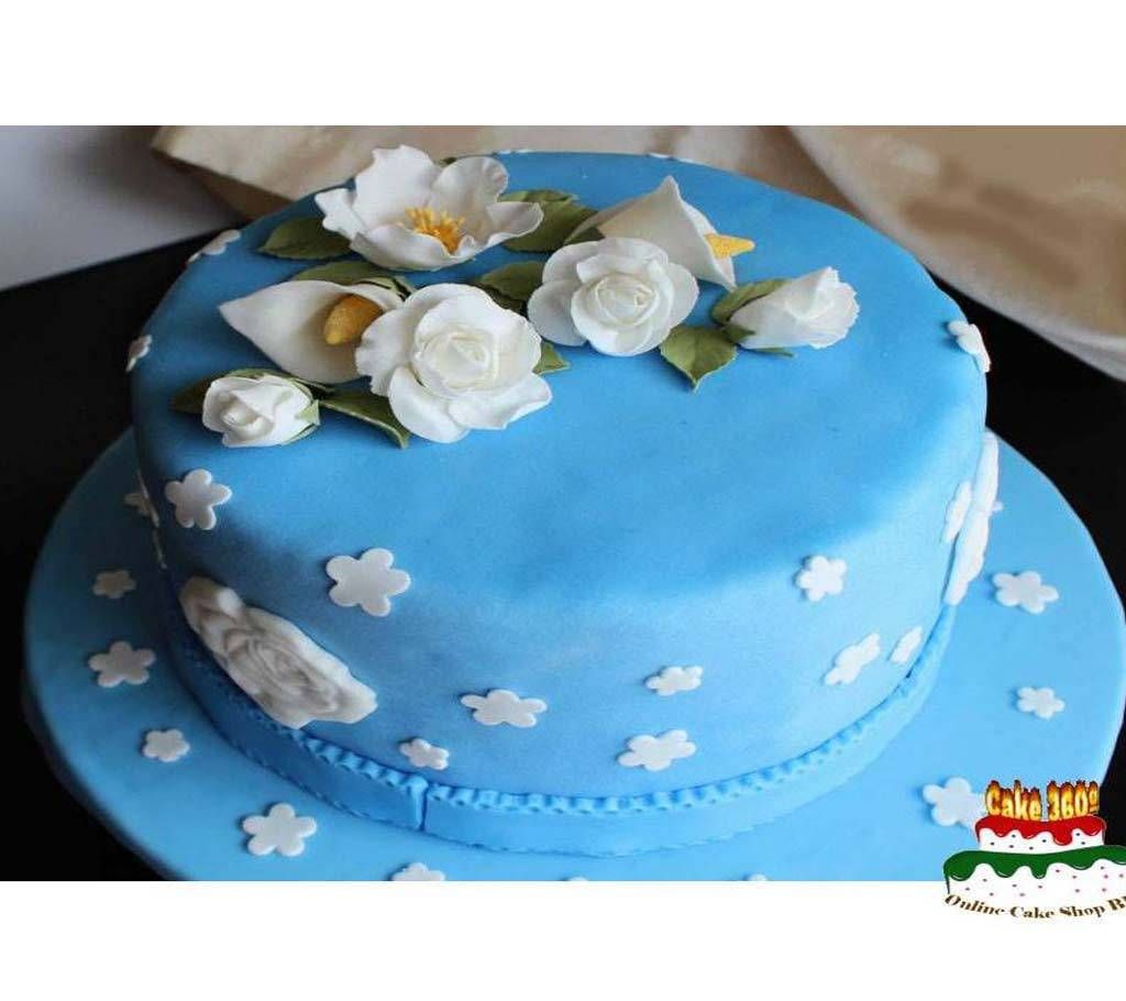 Vanilla Blue Flavor Cake - 1 pound