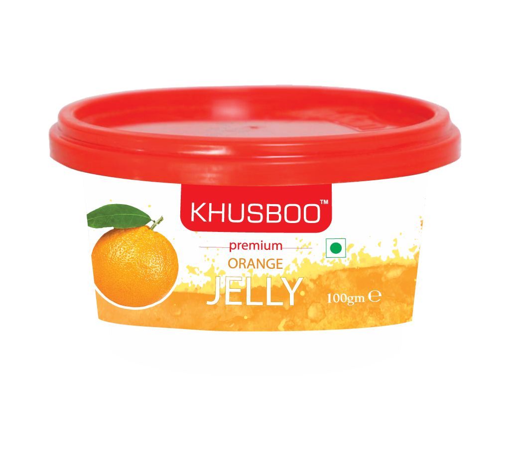 KHUSBOO Premium Orange Jelly - 100 gm