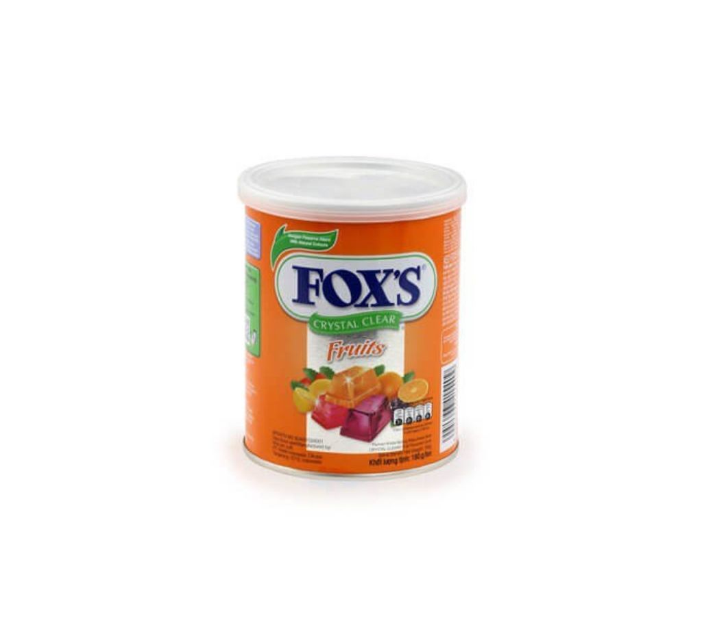 Foxs Crystal Clear Fruits 180 Gm