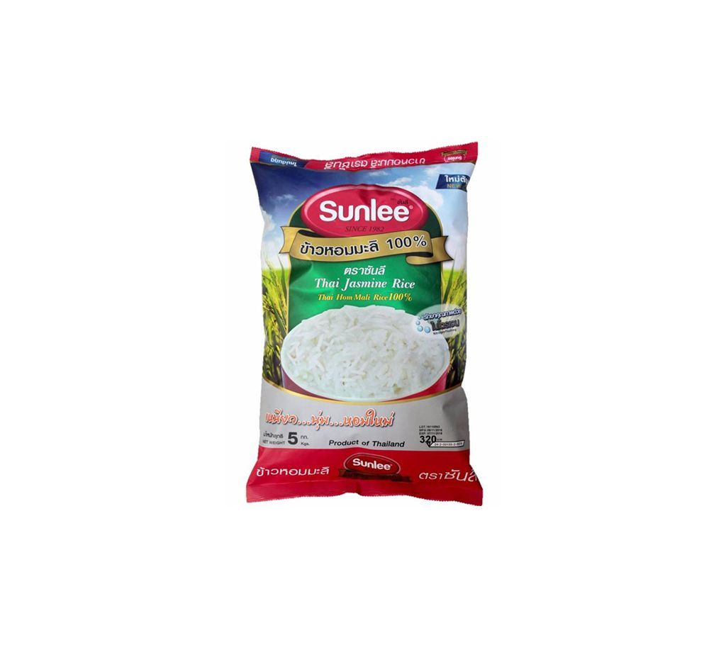 Sunlee Thai Jasmine Rice 5 kg Thailand