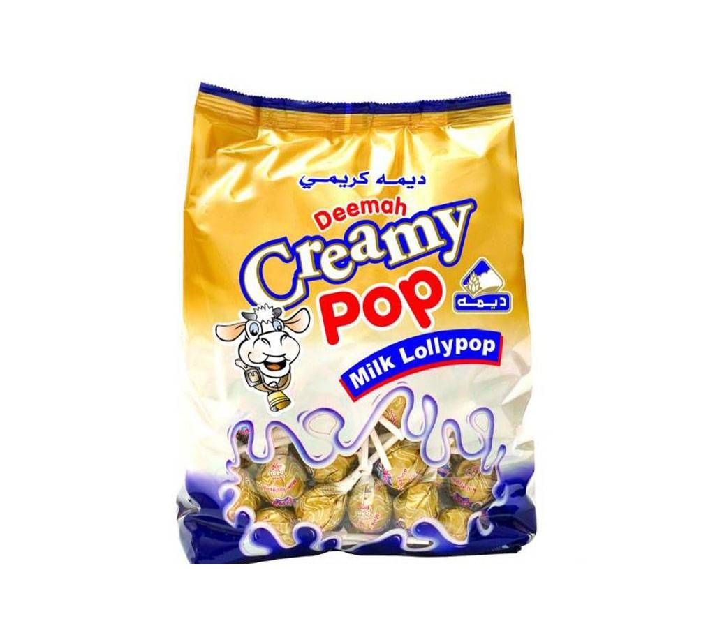 Deemah Creamy Pop Milk Lollipop 250g K.S.A