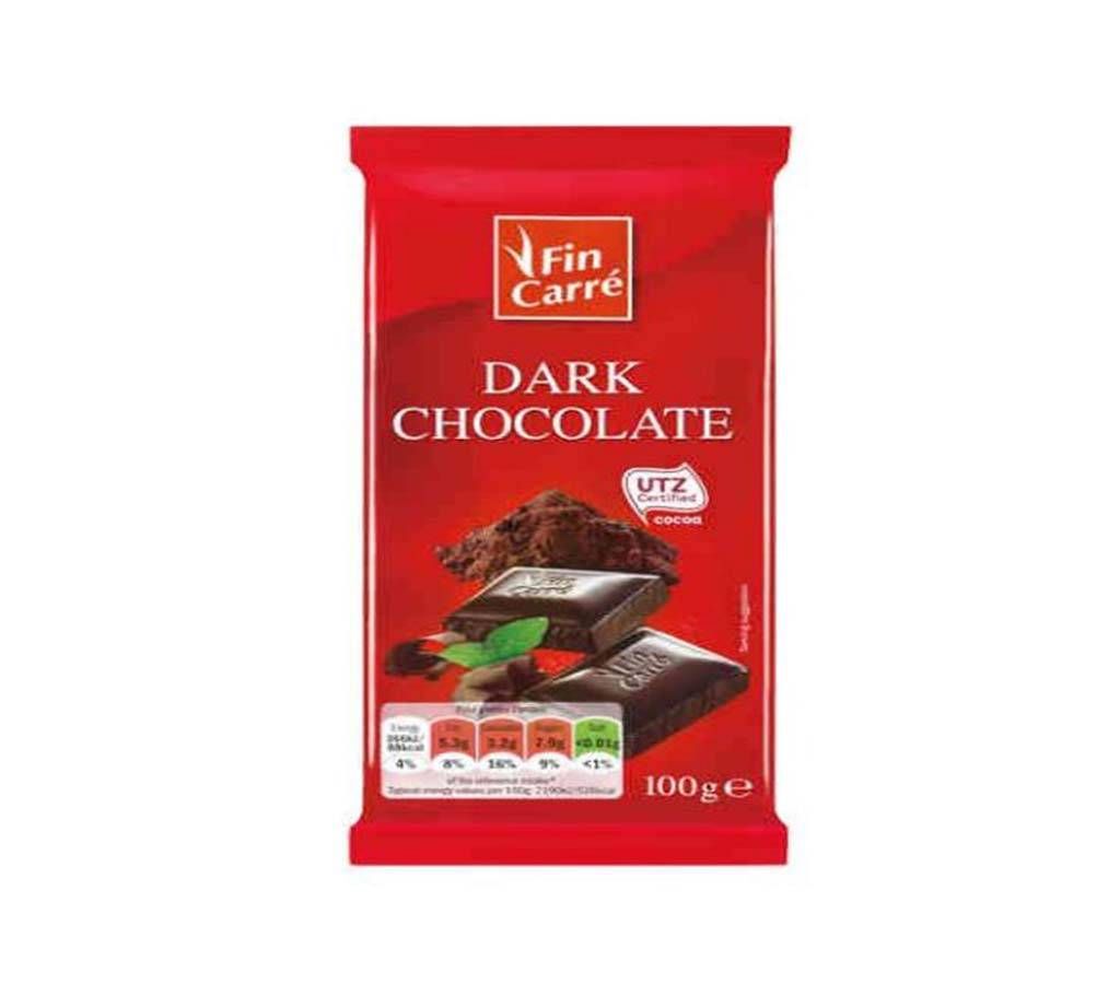 Fin Carre Dark chocolate - 100gm (London)