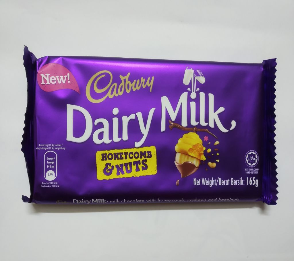 Cadbury Dairy Milk (165 Gram) HONEYCOM & NUTS