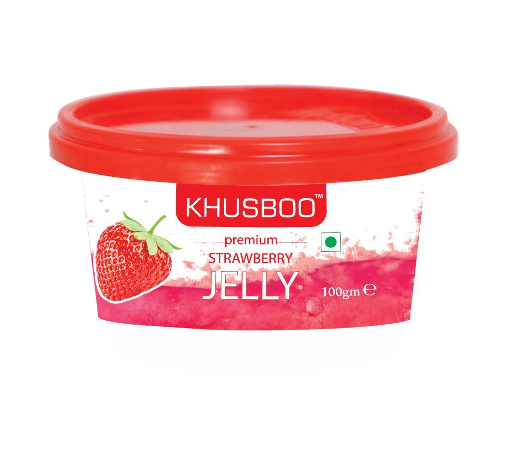 KHUSBOO Premium Strawberry Jelly - 100 gm