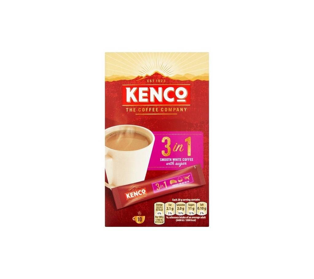 Kenco 3 in 1 Instant Smooth White Coffee Netherlands