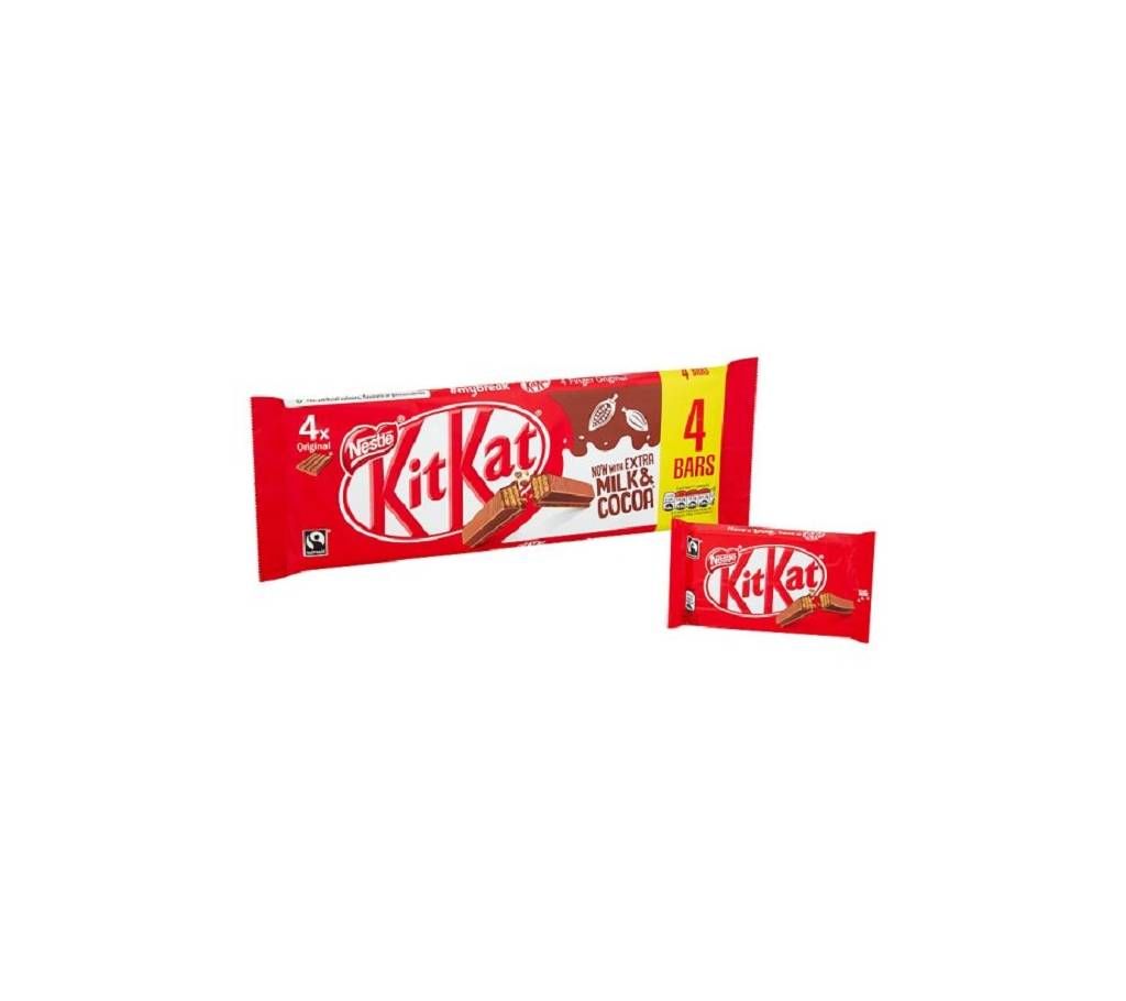 Kit Kat 4 Finger Milk Chocolate Multi pack UK