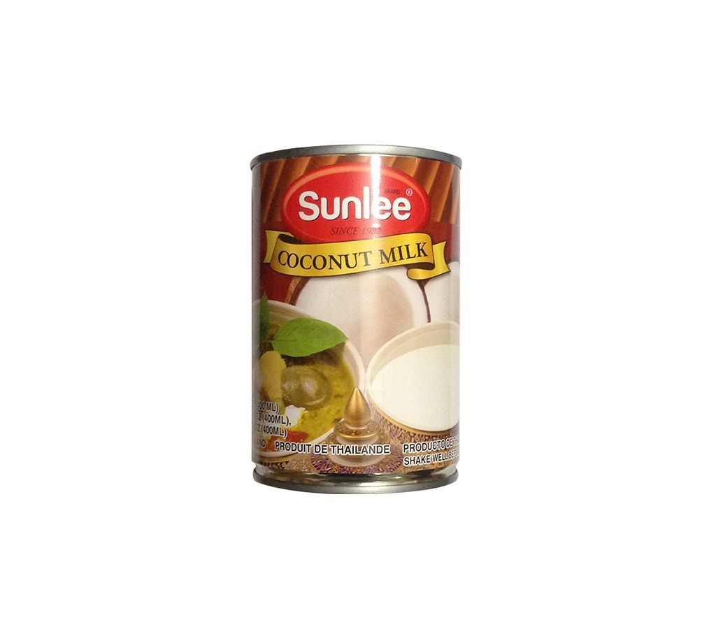 Sunlee Canned Coconut Milk 400ml Thailand