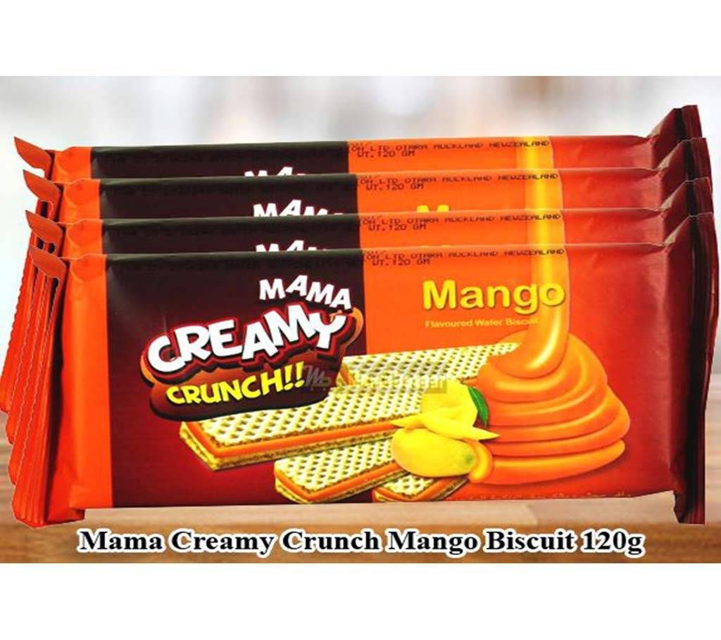 Mama Creamy Crunch Mango Biscuit 125g 4Pack