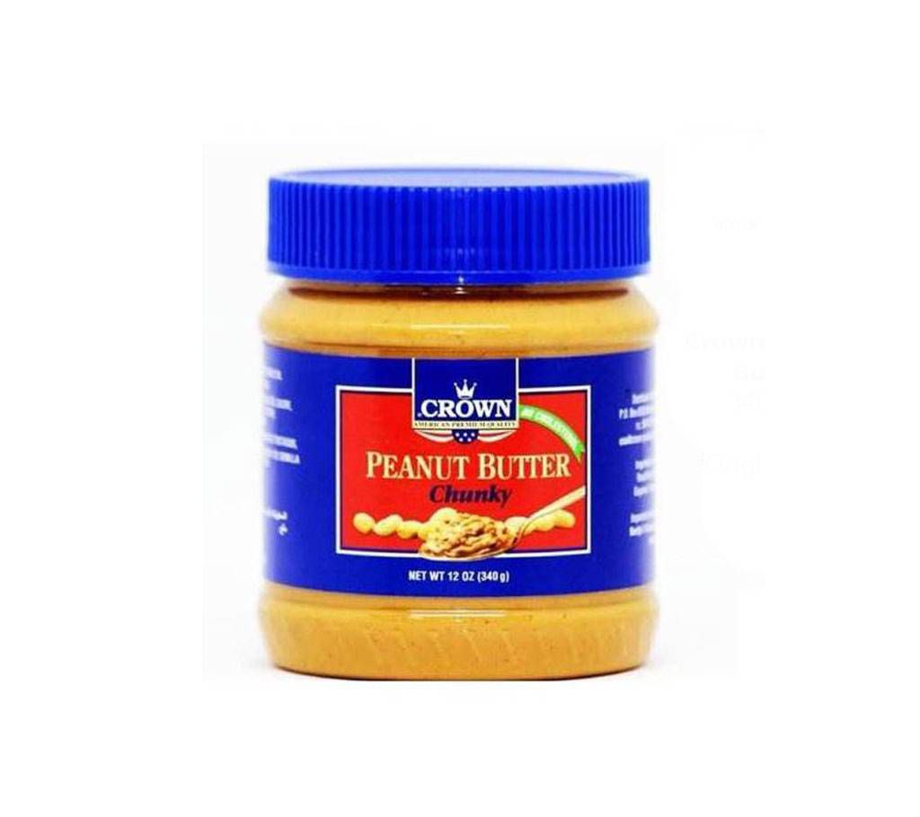 Crown peanut butter - 340 gm - USA