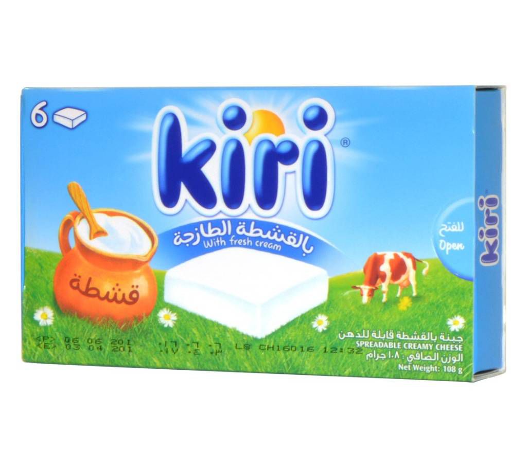 Kiri Square Creamy Cheese, 6 Cubes - 108g