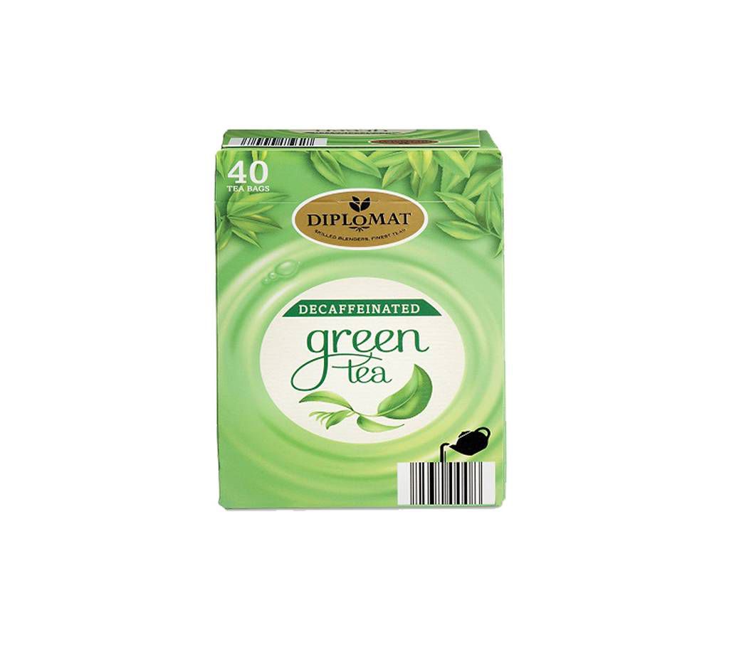 Diplomat Pure Green Tea Bag - 80gm UK
