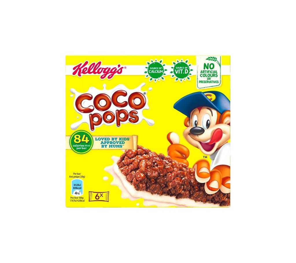 Kellogg's Coco Pops Cereal Milk Bars UK 