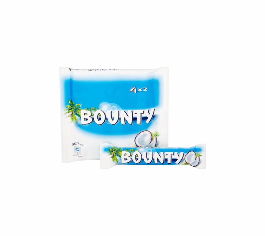 Bounty Chocolate Bar 4 Pack (UK)