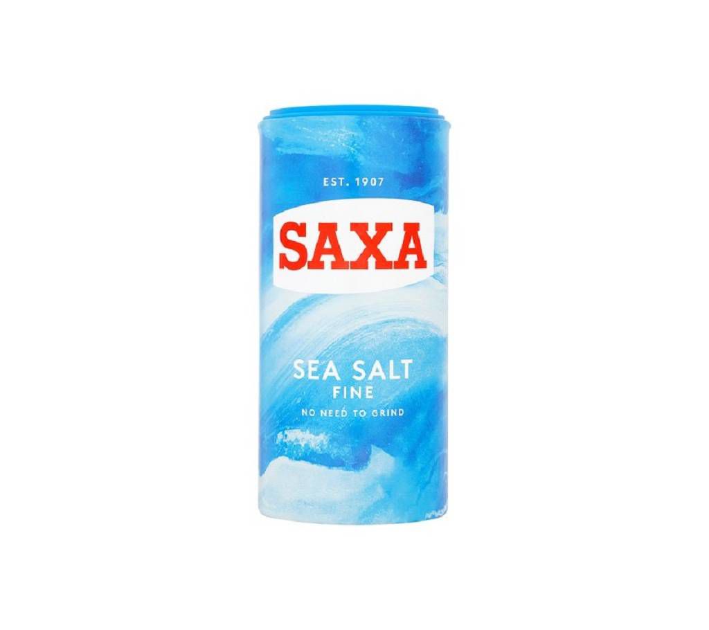 Saxa Fine Sea Salt 350G UK 