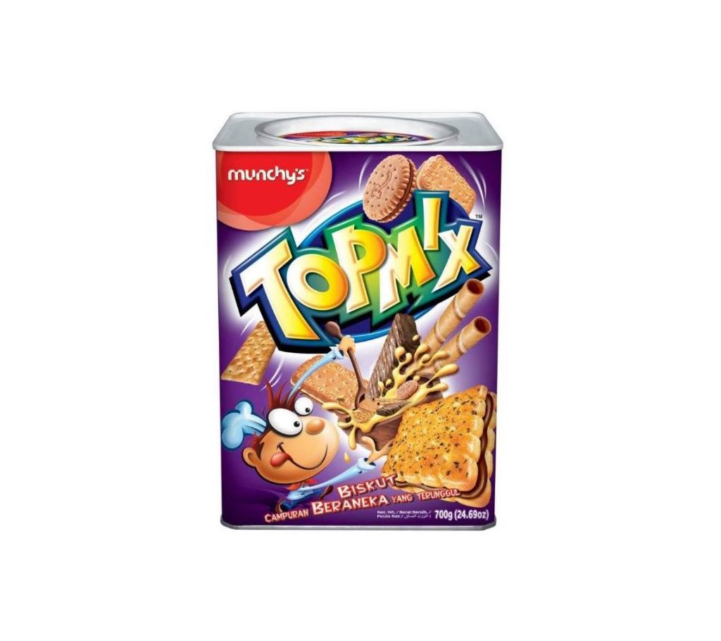 Munchys Topmix Biscuit (Tin)  700gm- Malaysia