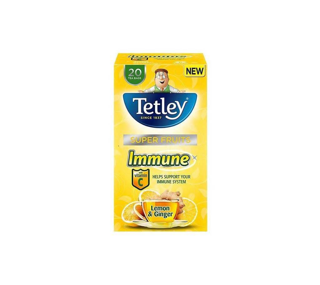 Tetley Lemon & Ginger Teabags UK 
