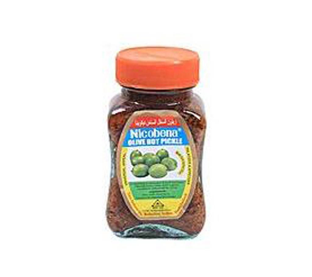 Nicobena Olive Hot Pickle (300 Gm)