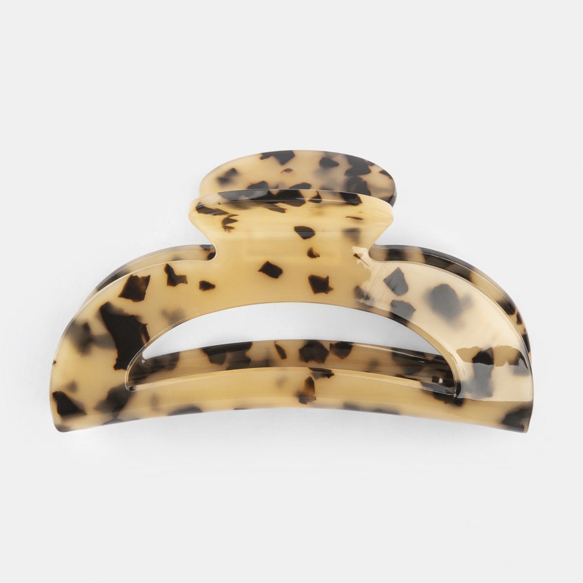 Large Claw Clip - Milky Tort