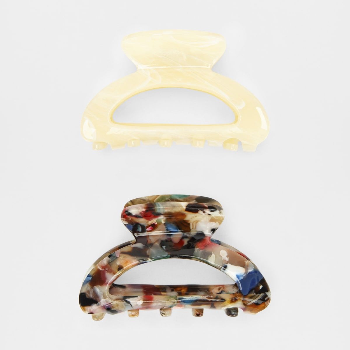 2 Pack Small Cut Out Claw Clips