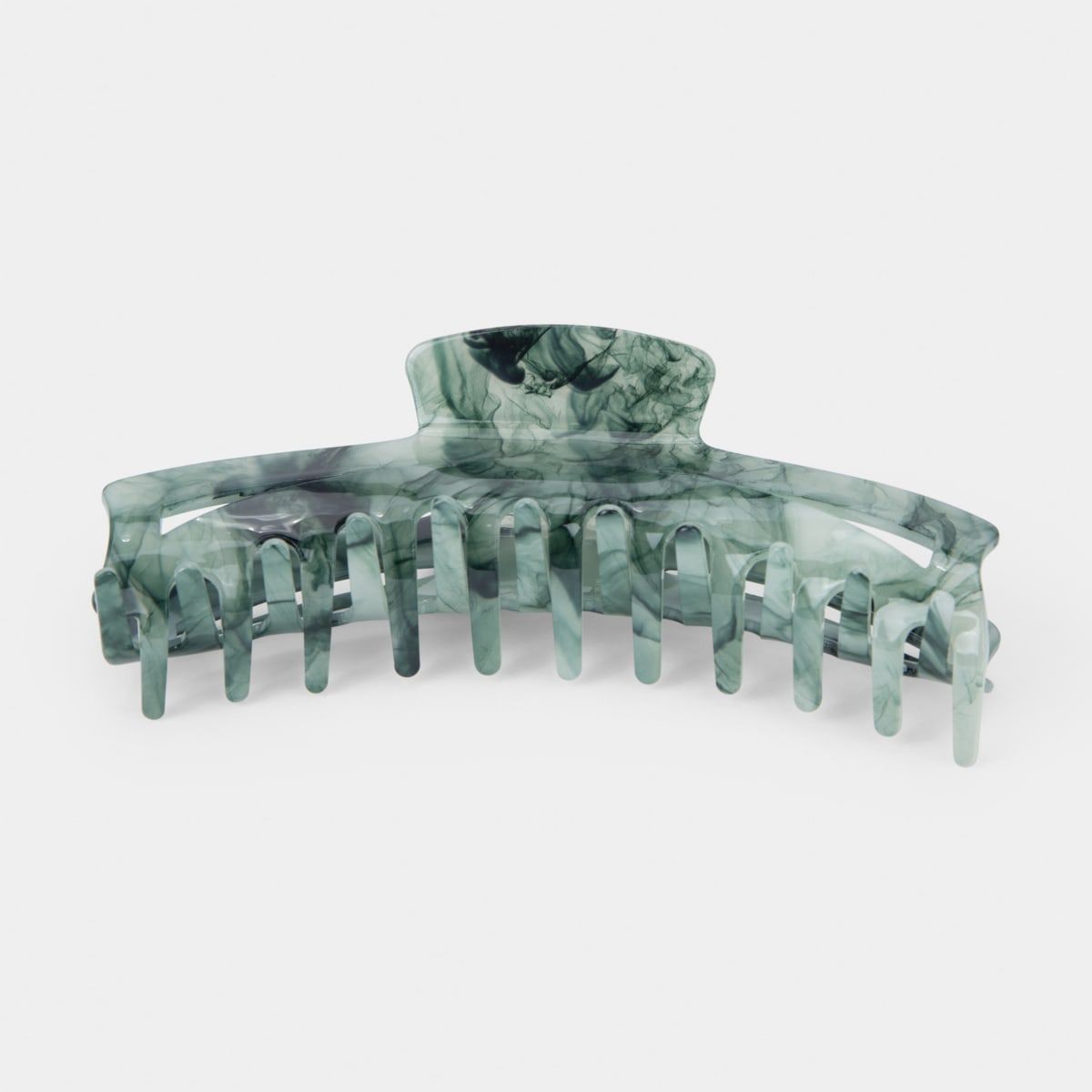 Oversized Claw Hair Clip - Green