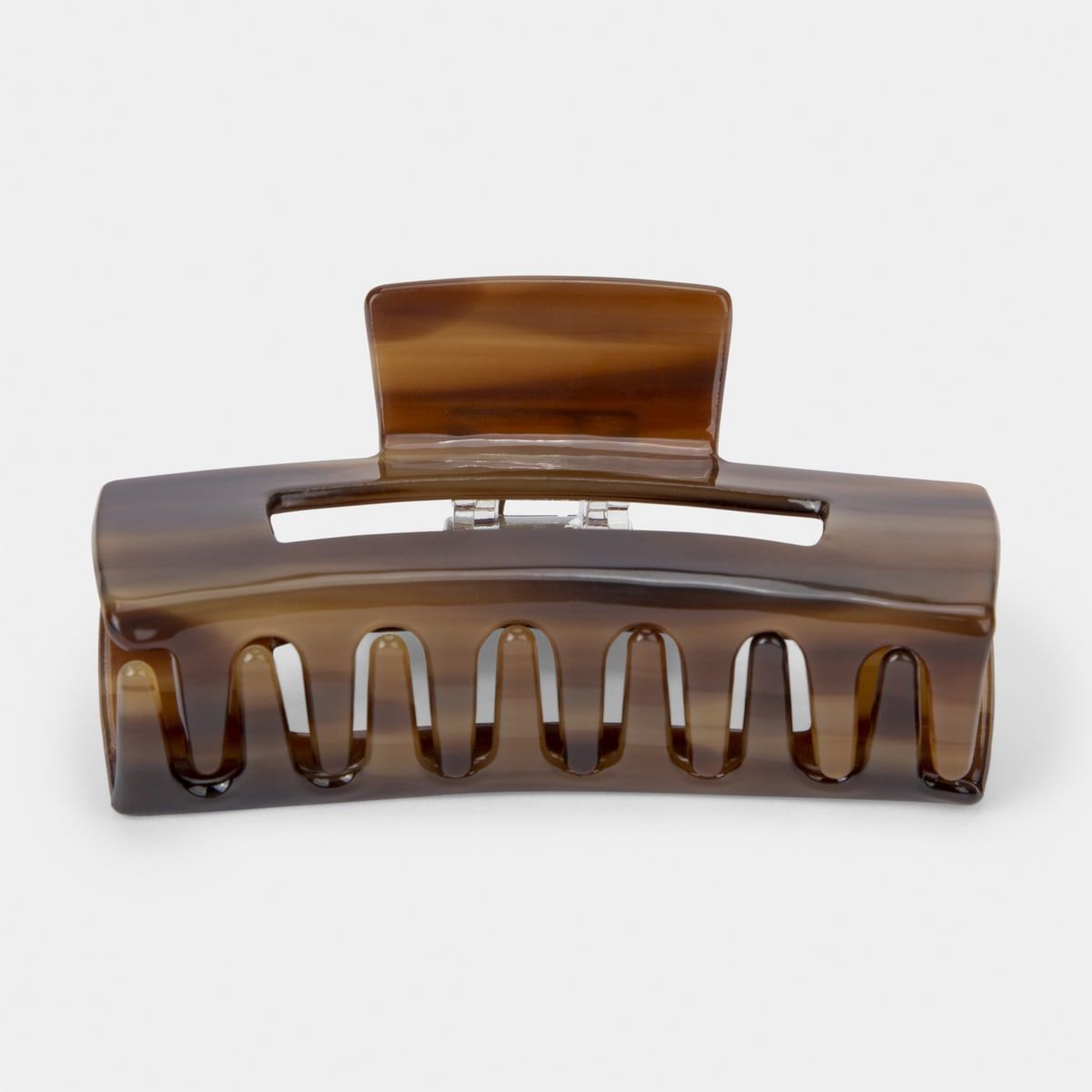Rectangle Claw Clip - Brown