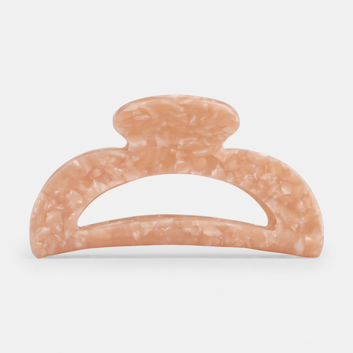 Large Cut Out Claw Clip - Blush Tort