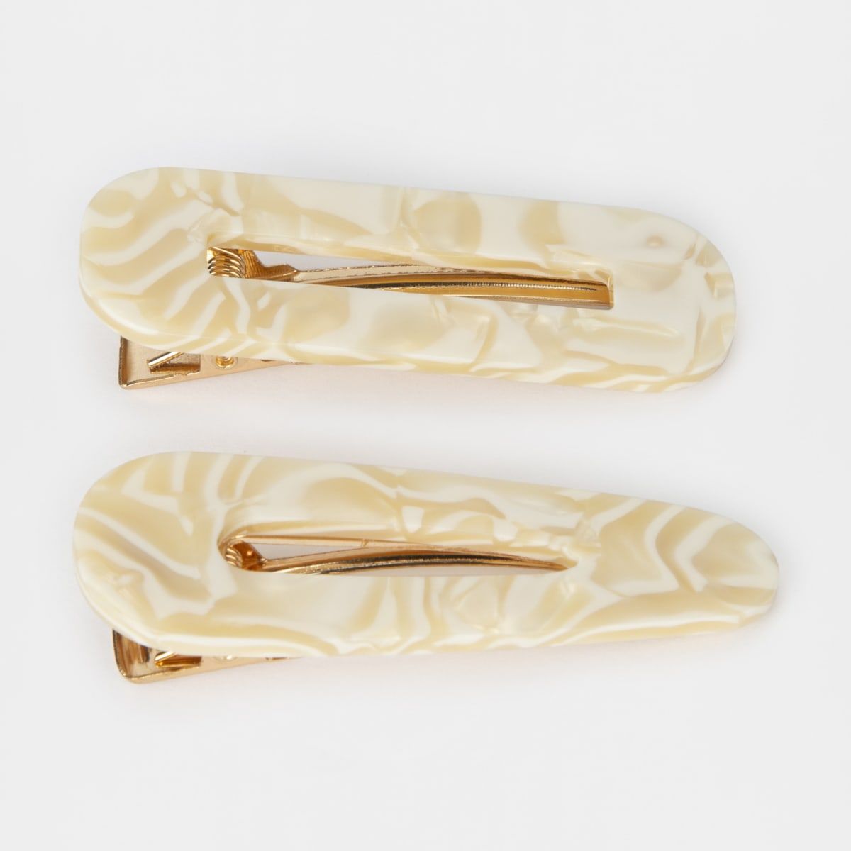 2 Pack Resin Side Clips - Pearl