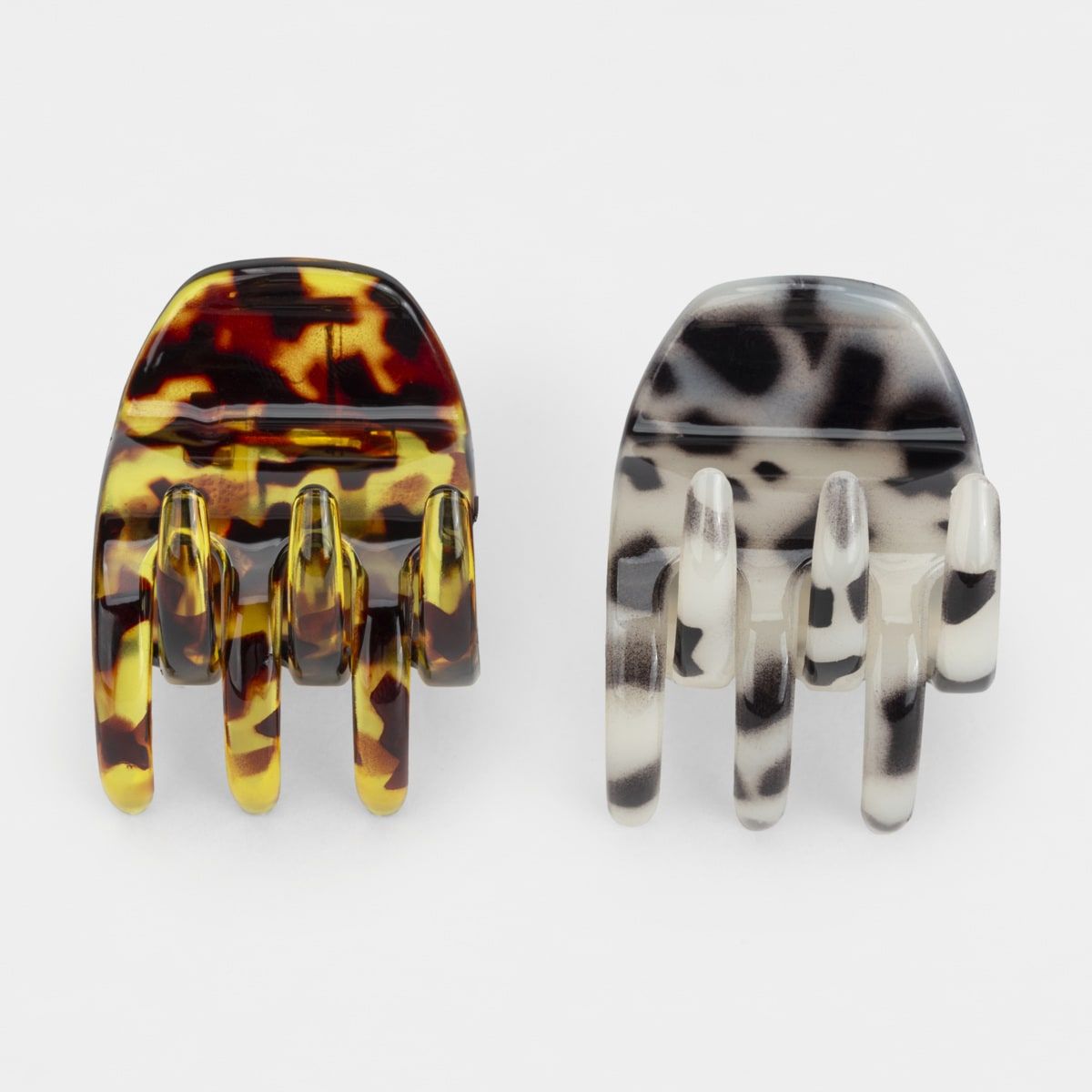 2 Pack Plastic Half Claw Grips Mixed Tort