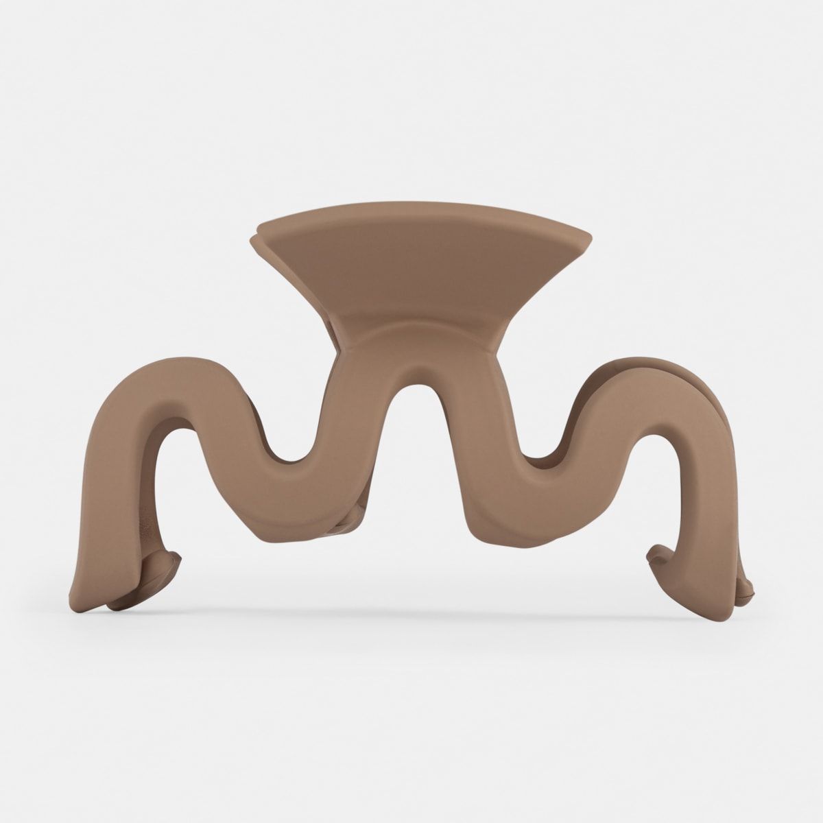 Squiggle Claw Clip - Natural