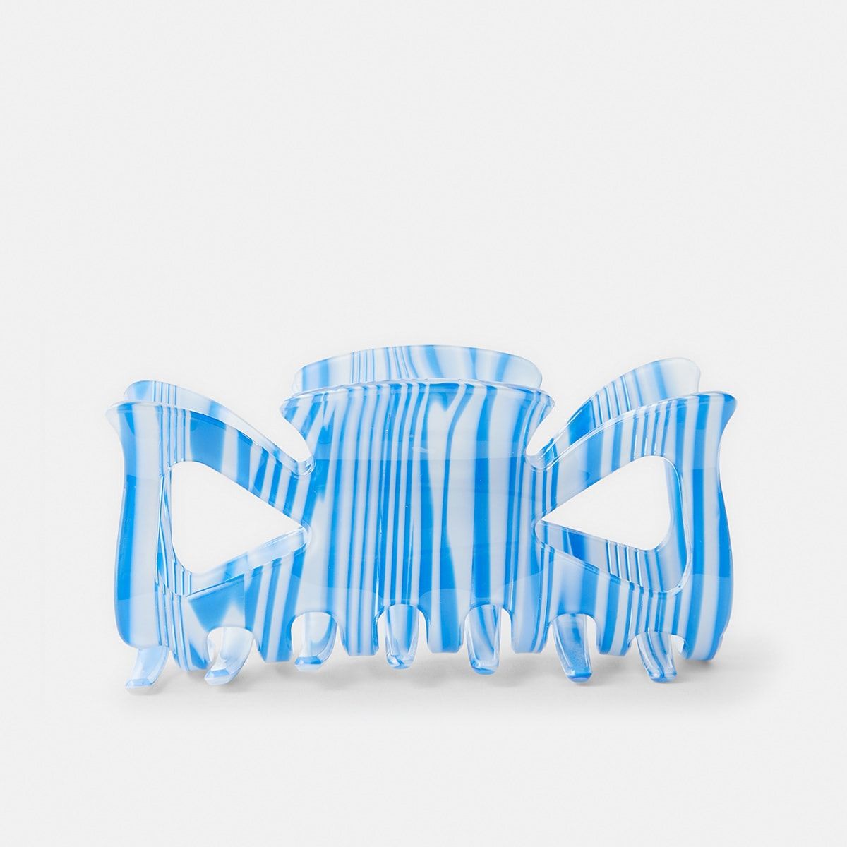 Oversized Claw Hair Clip - Blue