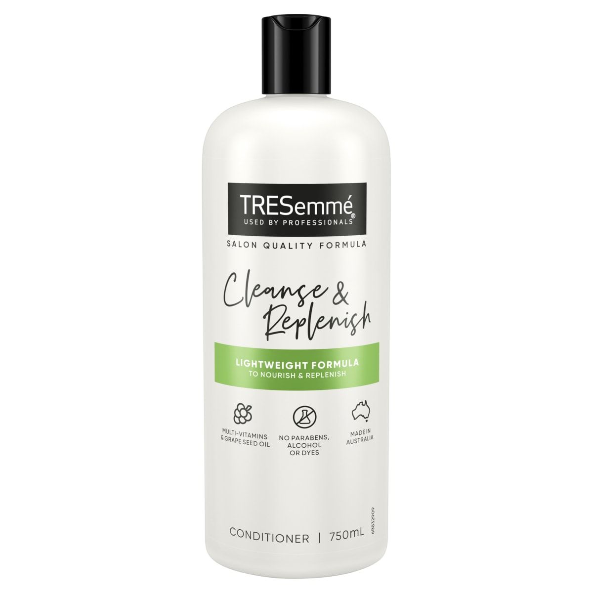 TRESemme Cleanse & Replenish Conditioner 750ml - Vitamins & Grape Seed Oil
