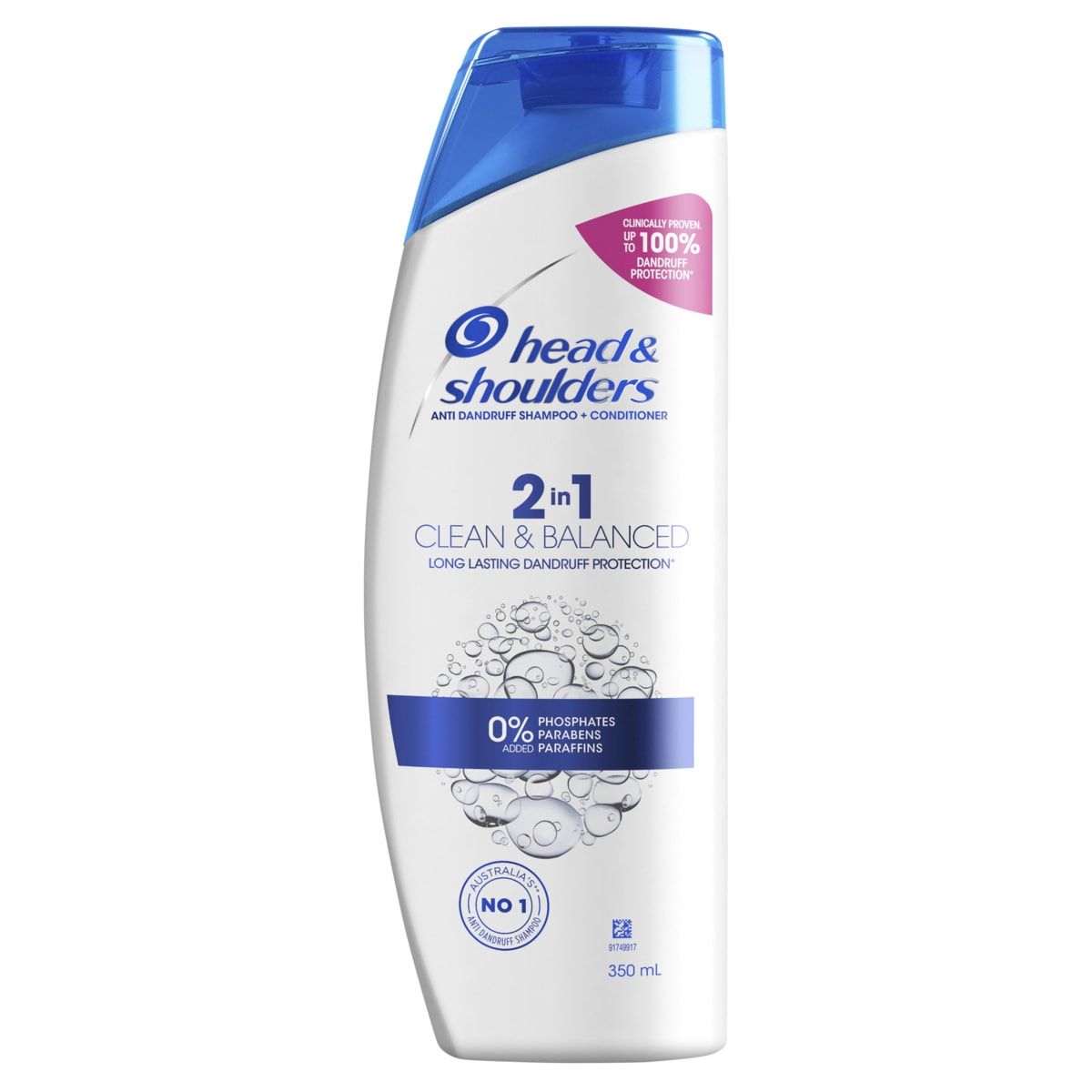 Head & Shoulders 2-in-1 Clean & Balanced Anti Dandruff Shampoo and Conditioner