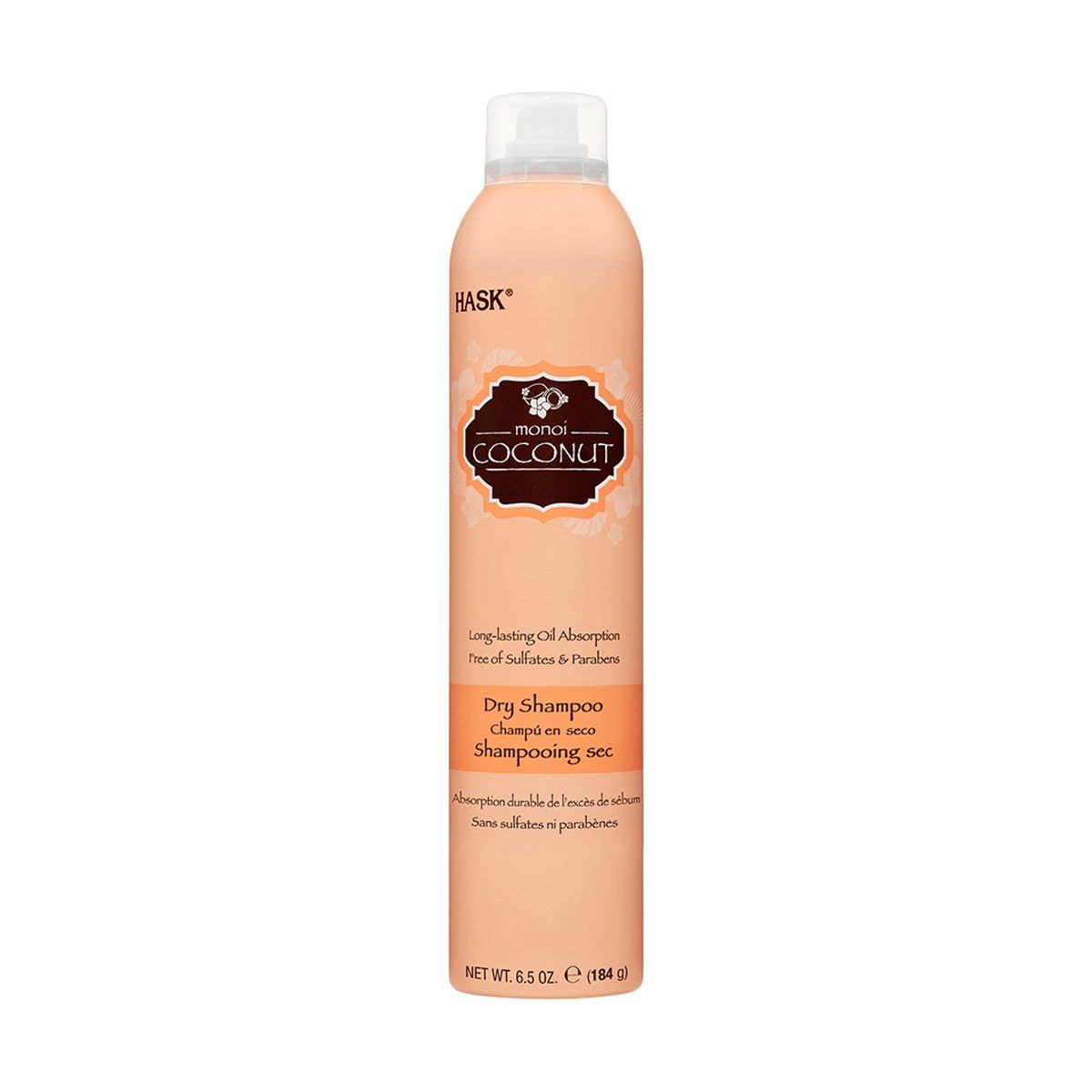 HASK Monoi Coconut Dry Shampoo 184g