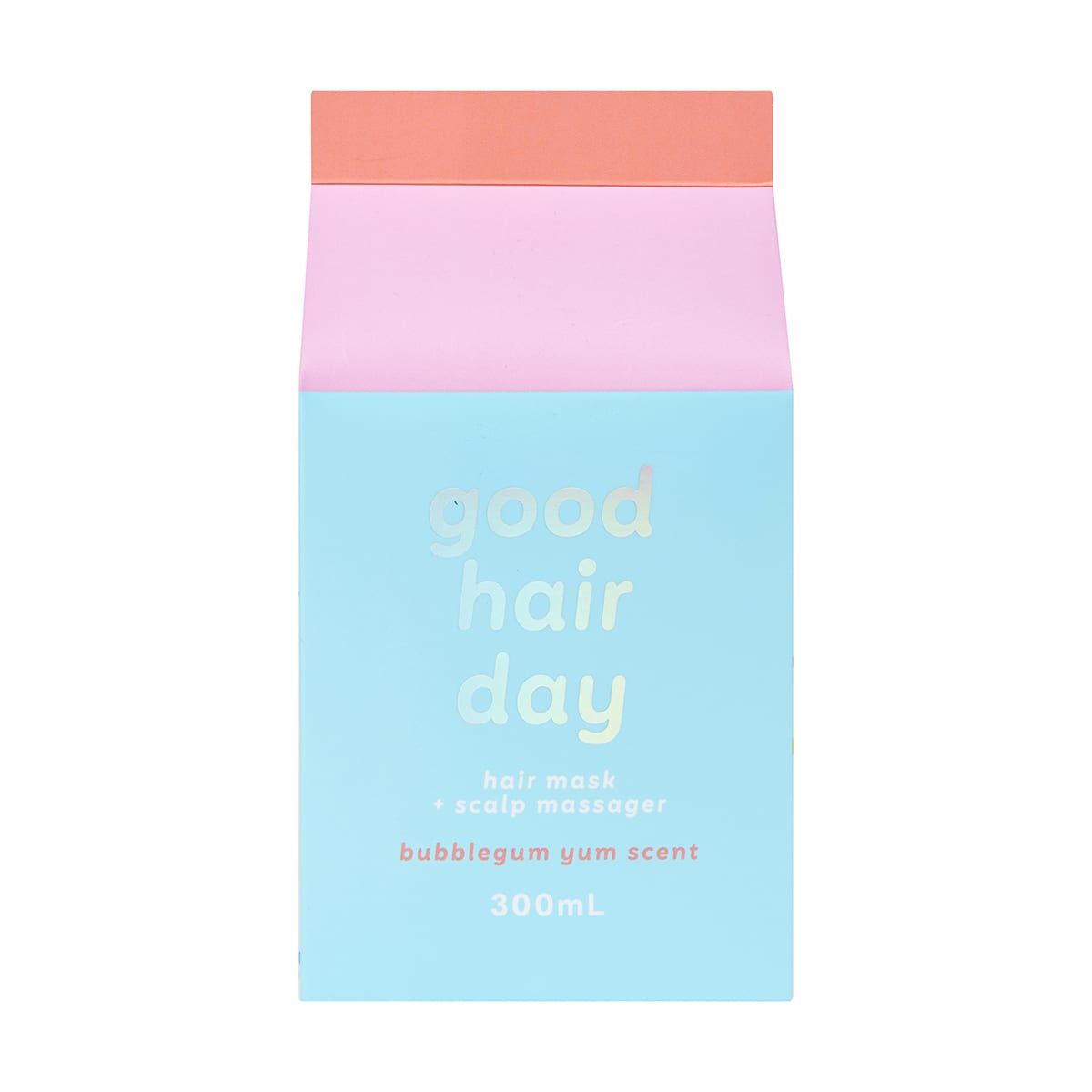 Good Hair Day Super Fresh Hair Mask and Scalp Massager Set - Bubblegum Yum Scent