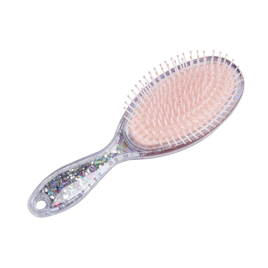 Oval Paddle Brush - Sequins